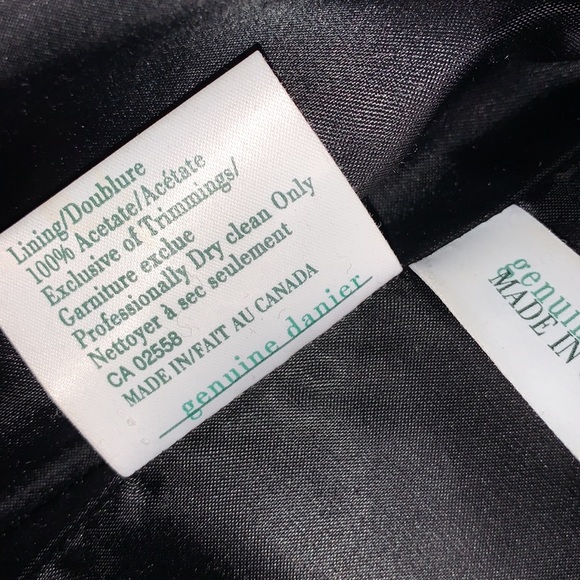 DANIER Leather Jacket w/ removable Sherpa insulation vest & collar - Picture 12 of 14